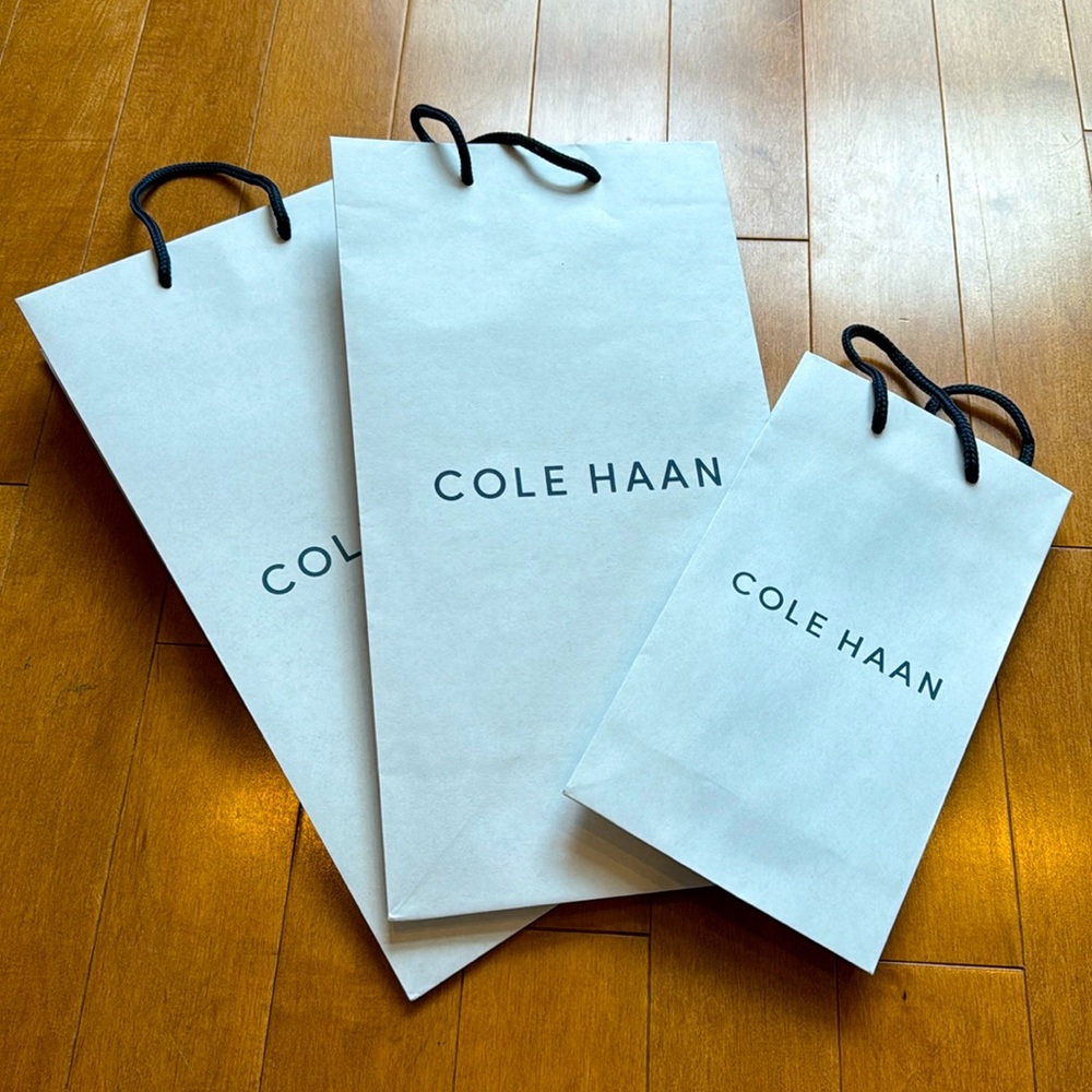 Cole Haan 3 Gift Bags